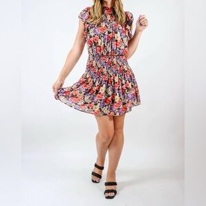 Entro Devon Floral Dress Size Large EUC